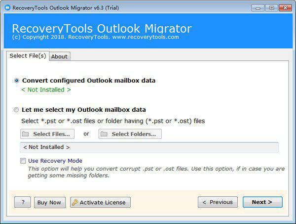 Outlook Migrator(PST转换软件)v6.3免费版