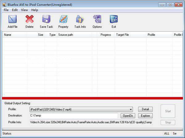 Bluefox AVI to iPod Converter(视频转换器)