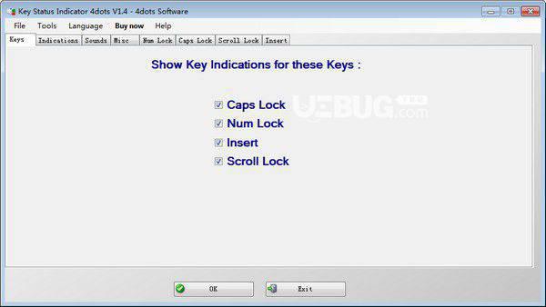 Key Status Inidicator 4dots(键盘管理软件)