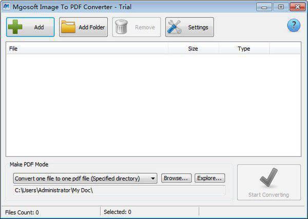 Mgosoft Image To PDF Converter(图片转PDF工具)