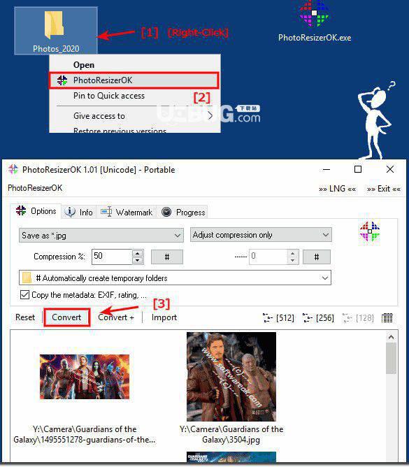 PhotoResizerOK(图片缩小工具)v1.01绿色版【2】