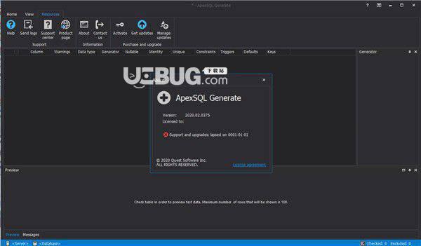 ApexSQL Generate(SQL测试数据生成器)v2020.02.0375免费版【2】