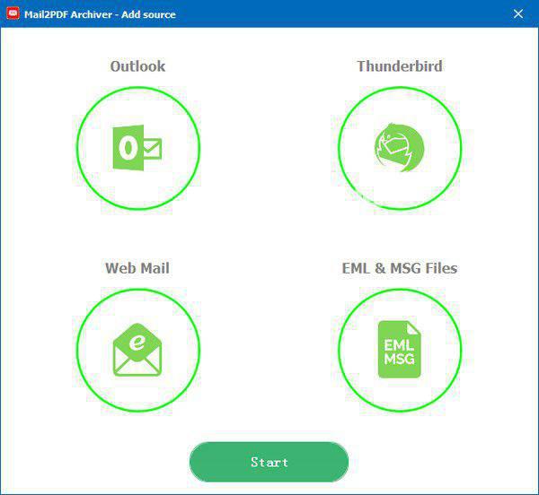 Mail2PDF Archiver(邮件备份与存档工具)v1.0.0免费版