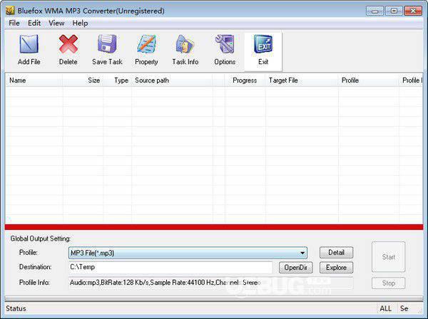 Bluefox WMA MP3 Converter v3.01免费版