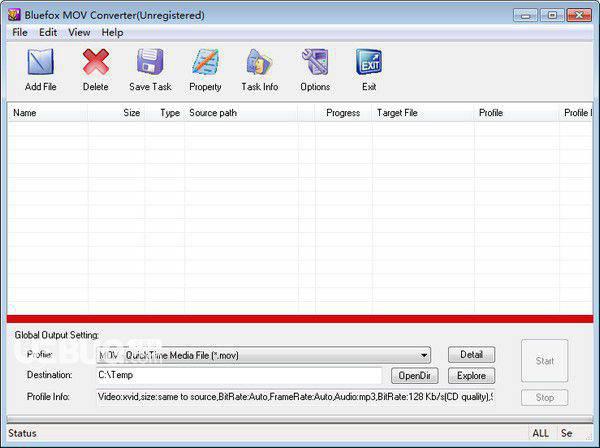 Bluefox MOV Converter(视频转换器)