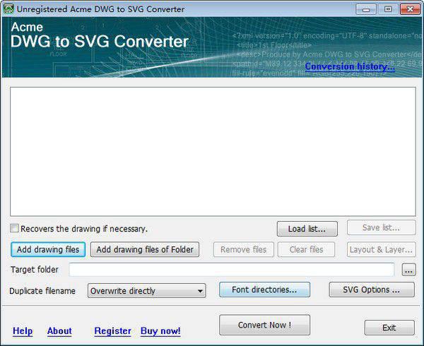 Acme DWG to SVG Converter v5.6.8免费版