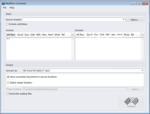 MultiDoc Converter(WORD批量转换器)