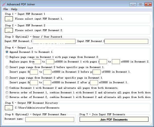 Advanced PDF Joiner(PDF合并软件)v1.8免费版