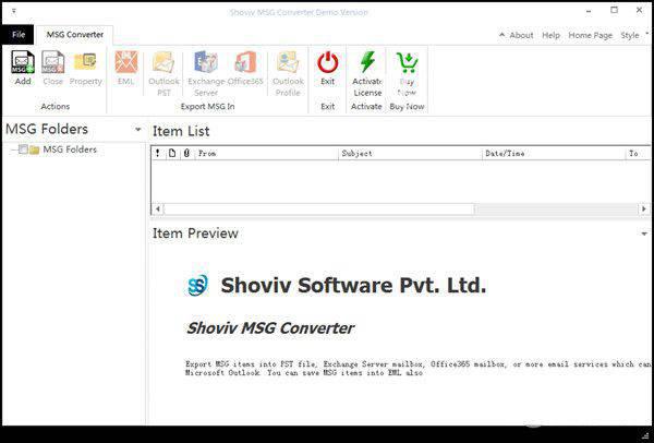 Shoviv MSG Converter