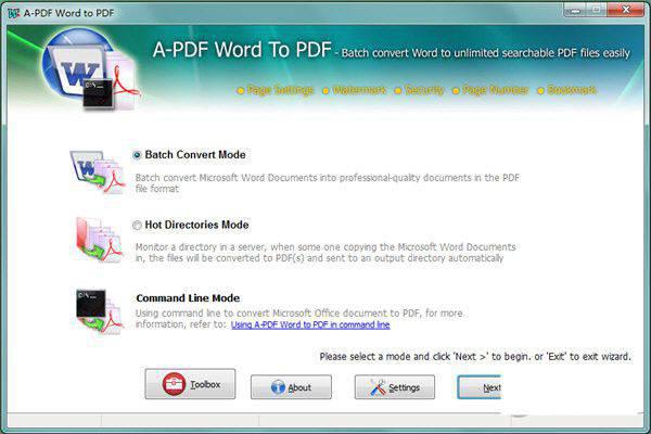 A-PDF Word to PDF