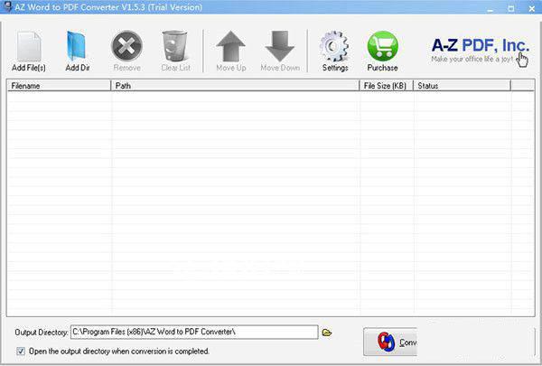 AZ Word to PDF Converter