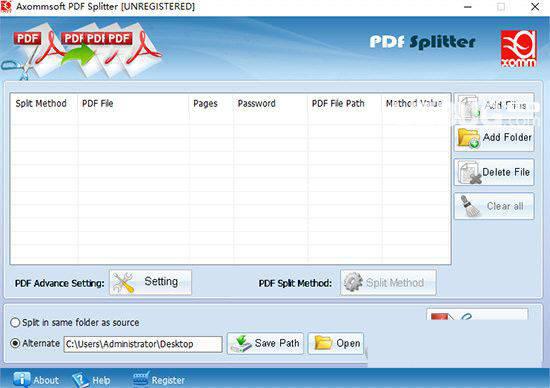 Axommsoft PDF Splitter