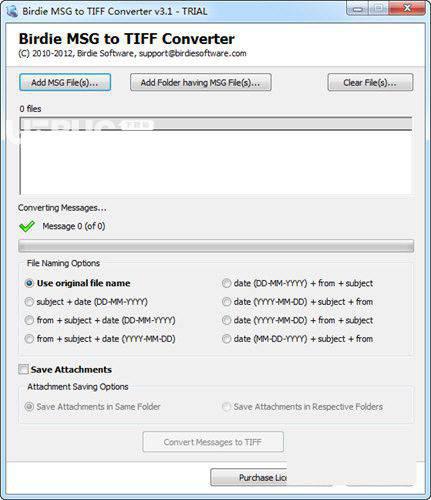 Birdie MSG to TIFF Converter