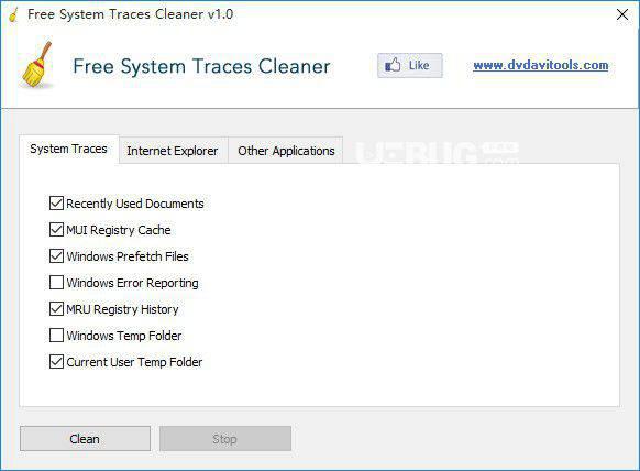 Free System Traces Cleaner(系统隐私清理工具)