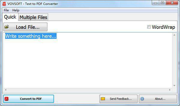 Text to PDF Converter(文本转PDF软件)v1.0免费版