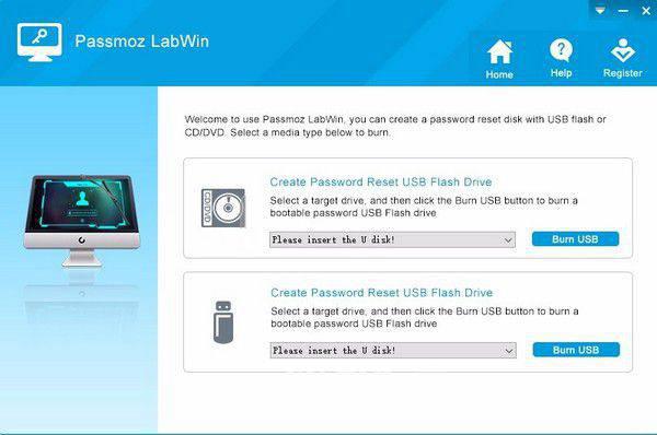 PassMoz LabWin(Windows密码恢复软件)