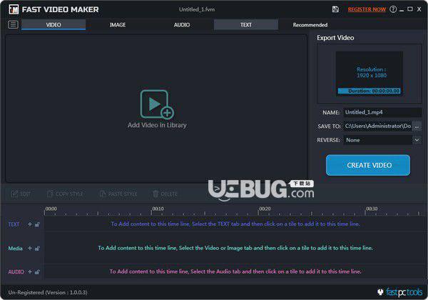 Fast Video Maker(视频制作管理软件)v1.0.0.3免费版【2】