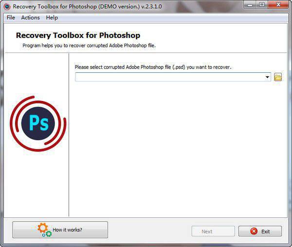 Recovery Toolbox for Photoshop v2.3.1.0免费版