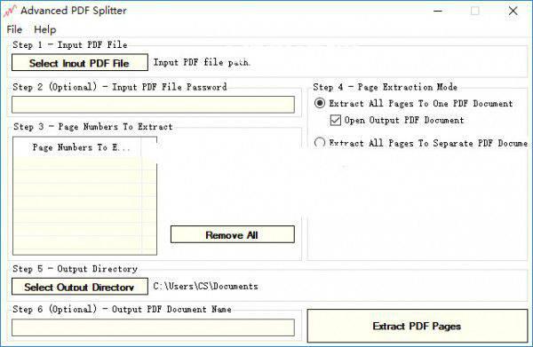 Advanced PDF Splitter(PDF拆分软件)v1.2免费版