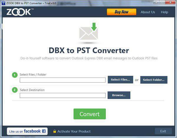 ZOOK DBX to PST Converter(DBX转PST工具)v3.0免费版