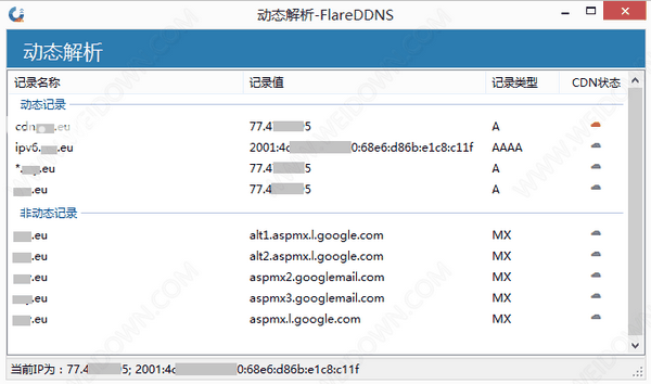 FlareDDNS(Cloudflare动态解析)