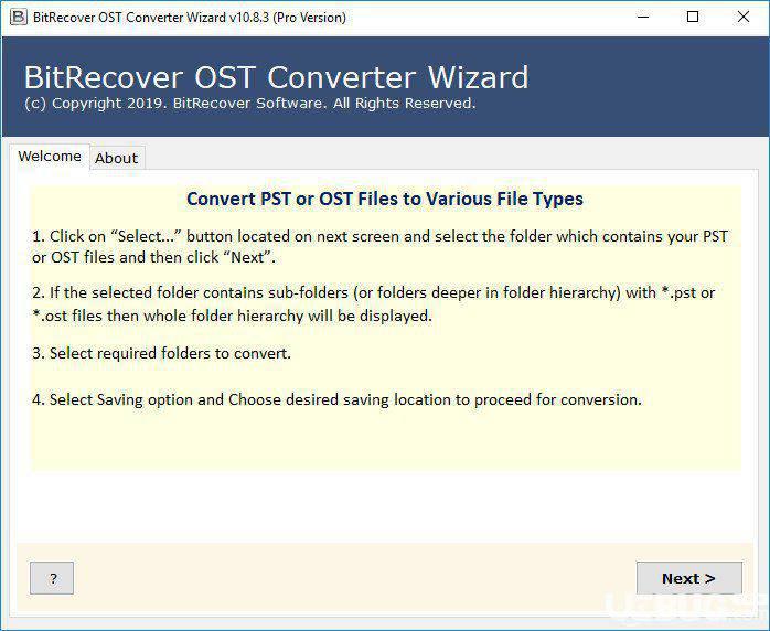 BitRecover OST Converter Wizard