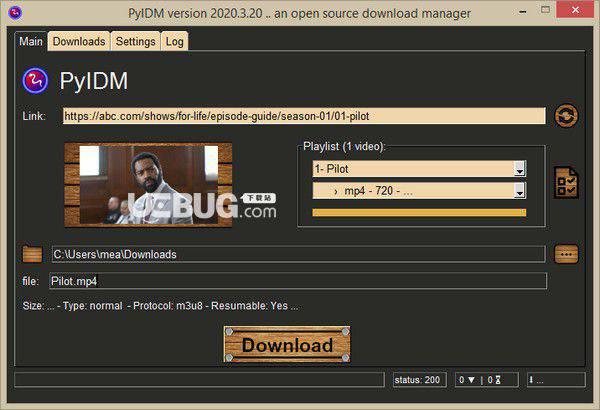 PyIDM(互联网下载管理器)v2020.8.13免费版【2】