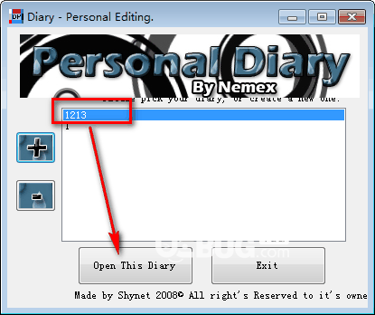 Personal Diary Editor(个人日记编辑器)v1.0免费版【3】