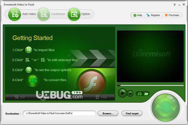 Doremisoft Video to Flash Converter v3.1.8.0免费版