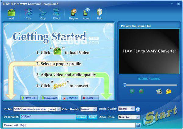 FLAV FLV to WMV Converter v2.58.15免费版