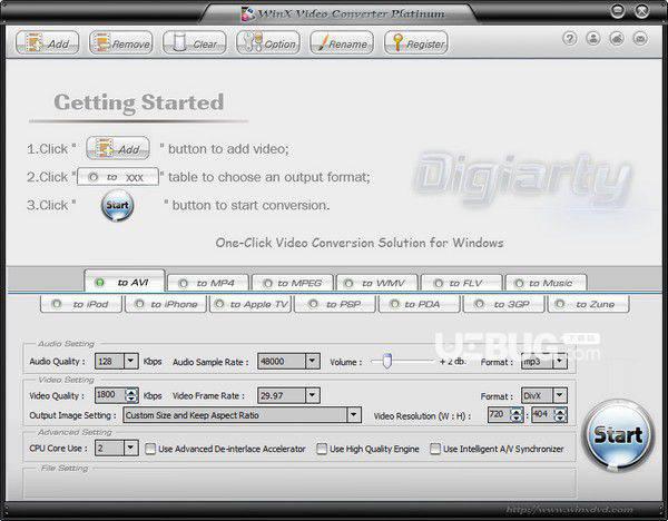 WinX Video Converter Platinum  v5.7.0.0免费版