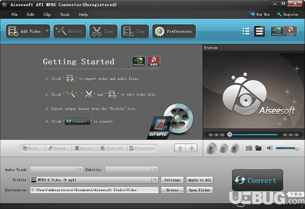Aiseesoft AVI MPEG Converter  v6.2.18免费版