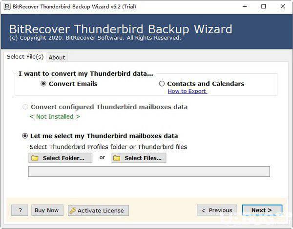 BitRecover Thunderbird Backup Wizard(数据备份软件)