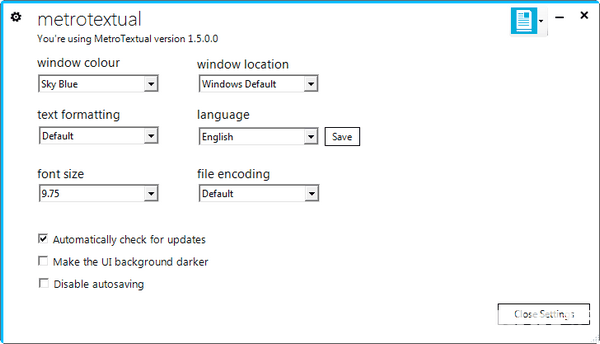 MetroTextual(Metro文本编辑器)v1.5.0.0免费版【2】