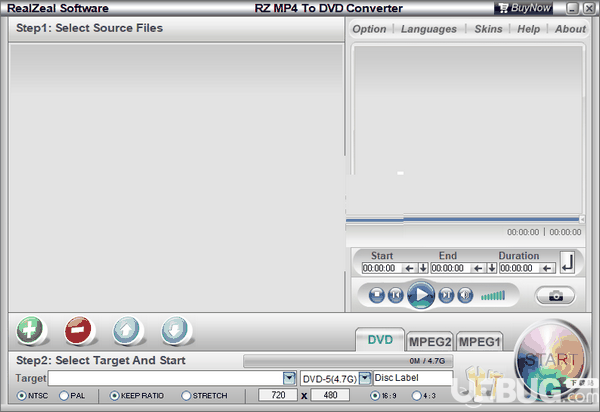 RZ MP4 To DVD Converter(MP4转DVD转换器)