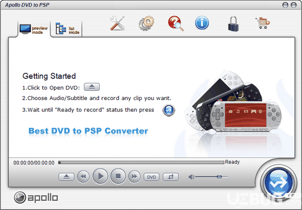 Apollo DVD to PSP(DVD转PSP工具)v6.1免费版【1】